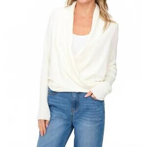 NEW SIX/FIFTY ellie cardigan in ivory